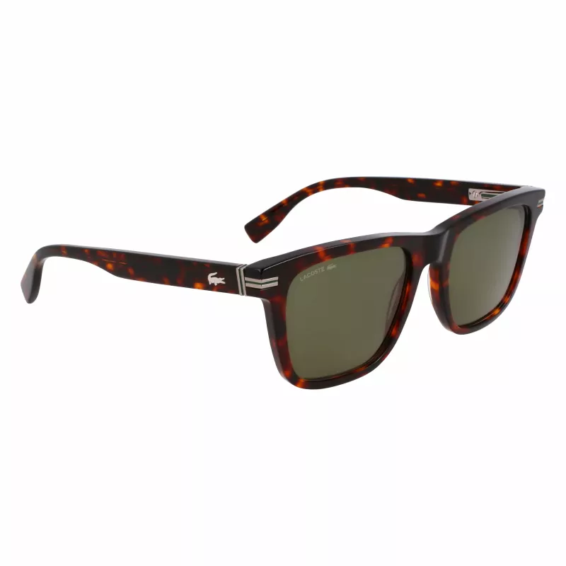 Lacoste L6045S-230 Occhiali da sole uomo rettangolari Havana marrone 54mm