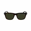 Lacoste L6045S-230 Occhiali da sole uomo rettangolari Havana marrone 54mm