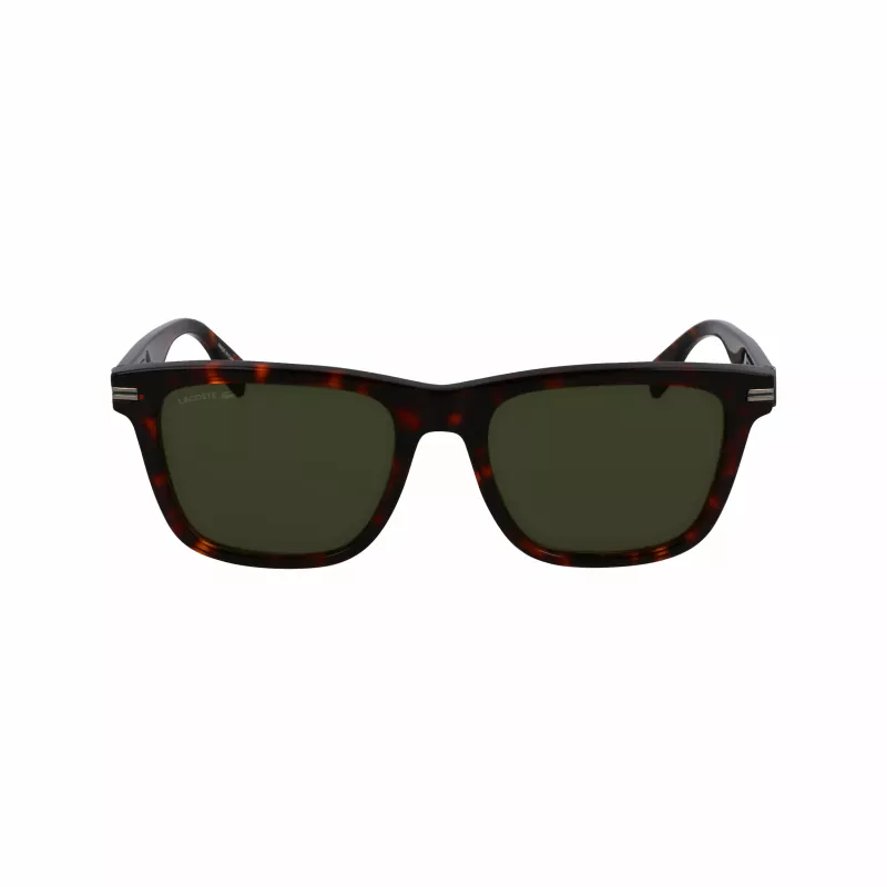 Lacoste L6045S-230 Occhiali da sole uomo rettangolari Havana marrone 54mm