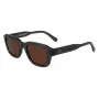 Lacoste L6048S-035 Occhiali da sole uomo montatura rettangolare in acetato lenti grigio scuro grigio 51mm