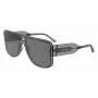 LACOSTE L6056S5916035 Occhiali da sole unisex rettangolari havana verde 59mm