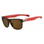 LACOSTE L664S-5517214 Occhiali da sole unisex - Montatura nera, lenti grigie, 55/17/140 mm