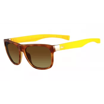 Lacoste L664S occhiali da sole unisex - montatura nera lenti grigie 55mm