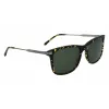Lacoste L960S-430 occhiali da sole da uomo, montatura blu, lenti grigie, 56 mm