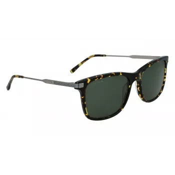 Lacoste L960S-430 occhiali da sole da uomo, montatura blu, lenti grigie, 56 mm