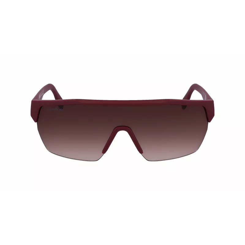 Lacoste L989S-603 occhiali da sole rettangolari uomo havana verde 62/19/135 mm
