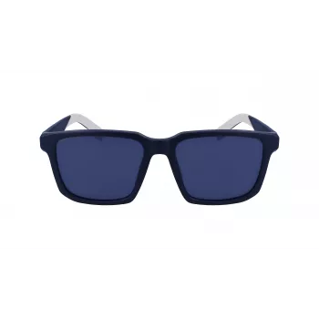 Lacoste L999S-401 uomo occhiali da sole - montatura in acetato havana, lenti in policarbonato blu, protezione UV400