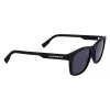 Lacoste L988S-2 Occhiali da sole rettangolari uomo - montatura nera lenti grigie 54mm