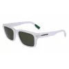 Lacoste occhiali da sole rettangolari uomo L6004S-970 nero/grigio 55/19/145 mm