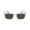 Lacoste occhiali da sole rettangolari uomo L6004S-970 nero/grigio 55/19/145 mm
