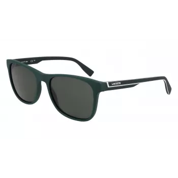 Lacoste uomo occhiali da sole rettangolari L6031S-301 havana verde 56/18/145 mm