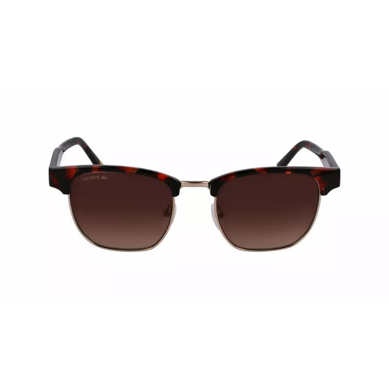 Lacoste Occhiali da sole da uomo L266S-214 Havana marrone rettangolari acetato UV400