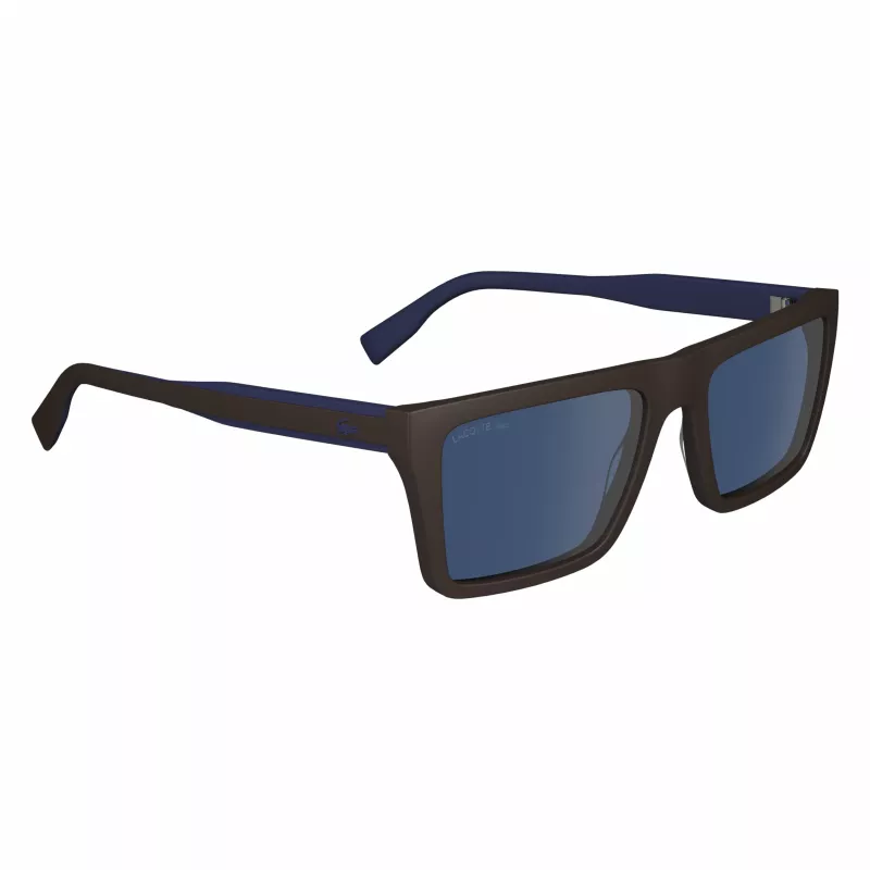 Lacoste Occhiali da sole uomo L6009S-210 Havana Marrone Rettangolare 56/19/145 mm