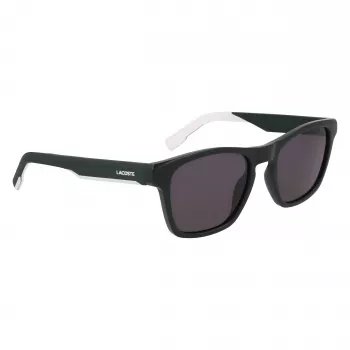 Lacoste Occhiali da sole uomo L6018S-301 Montatura verde lenti grigie 53mm