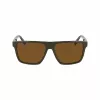 Lacoste Occhiali da sole uomo L6027S-275 Havana acetato rettangolari 57mm