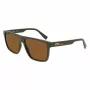 Lacoste Occhiali da sole uomo L6027S-275 Havana acetato rettangolari 57mm