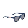 LACOSTE OCCHIALI DA SOLE L3651SRG-400 Unisex blu opaco rettangolari full rim 48/17/130 mm