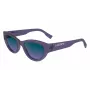 Lacoste Occhiali da sole donna L6013S5418513 - montatura in acetato rettangolare con protezione UV400 - 54/18/140 mm