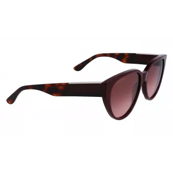 Lacoste occhiali da sole donna L985S-603 montatura bordeaux lenti grigie sfumate 59mm