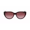 Lacoste occhiali da sole donna L985S-603 montatura bordeaux lenti grigie sfumate 59mm