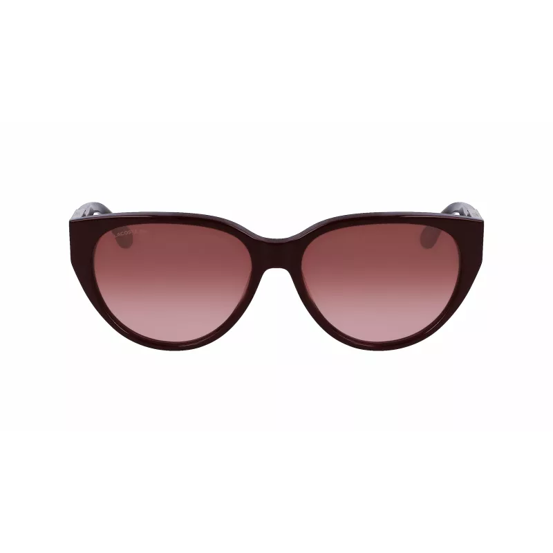 Lacoste occhiali da sole donna L985S-603 montatura bordeaux lenti grigie sfumate 59mm
