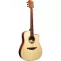 Lag GLA Tramontane 70 DC Dreadnought Cutaway Chitarra acustica-elettrica - naturale