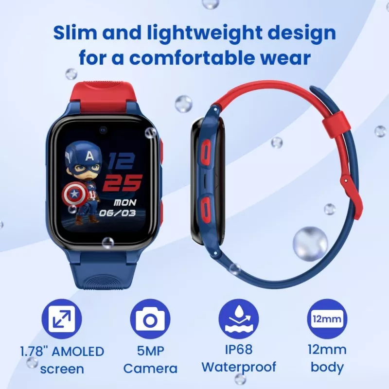 LAGENIO AI Kids Watch K9 4G blu