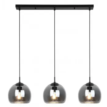 LAMPADA A SOSPENSIONE RITA 3XE27 nero