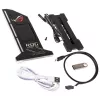 Supporto verticale per GPU Lamptron con display - nero