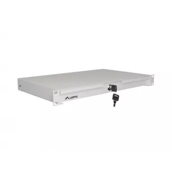 LANBERG Cassetto estraibile 1U 19 inch profondità 270 mm grigio (capacità 30 kg)