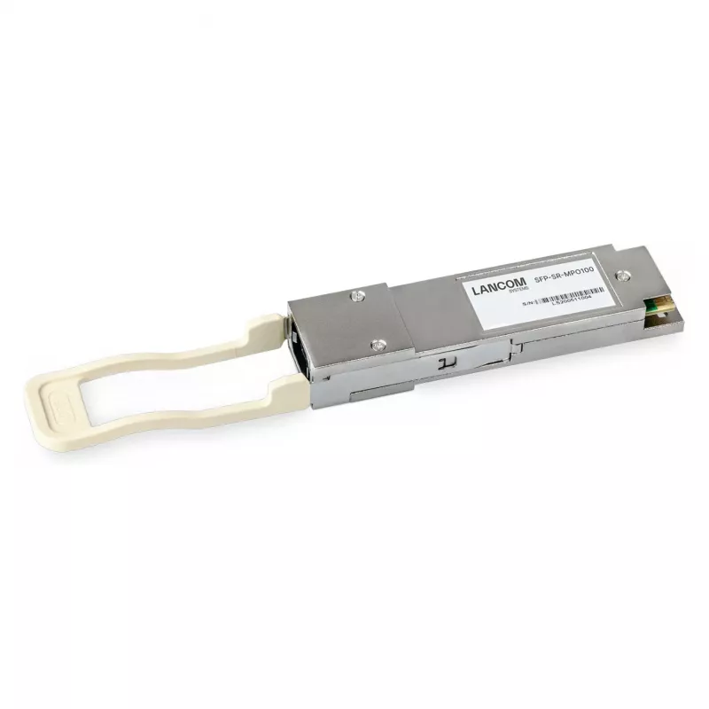 LANCOM QSFP28 100GbE 100GBase-SR4 modulo ricetrasmettitore, MPO-12 multimodale, 850nm, 100m, confezione da 10 pz.