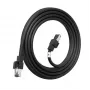 LANVIEW cavo di rete outdoor Cat6a HIGH-FLEX S/FTP – 10GbE, 500 MHz, rame massiccio 23 AWG, nero