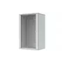 LANVIEW Quick Assembly Flat Pack armadio di rete a parete 19 9U, nero, 600x464x450mm