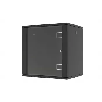 LANVIEW Quick Assembly Flat Pack 19 armadio a parete 9U nero