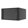 LANVIEW RWF07U66BL Armadio a parete 7U 19 pollici Flat Pack a montaggio rapido, Nero