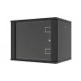LANVIEW RWF09U45BL Armadio a parete 9U 19 pollici Flat Pack a montaggio rapido, Nero