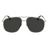 Occhiali da sole uomo LANVIN LNV110S-045 rettangolari nero/grigio 60/14/145 mm
