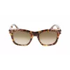 Occhiali da sole uomo LANVIN LNV620S-213 rettangolari in acetato havana marrone sfumato 52mm
