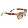 Occhiali da sole uomo LANVIN LNV620S-213 rettangolari in acetato havana marrone sfumato 52mm