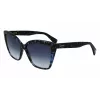 LANVIN Donna LNV617S-425 Occhiali da sole Butterfly Blu Sfumato 59mm