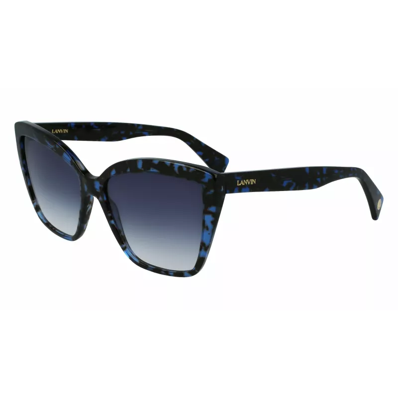 LANVIN Donna LNV617S-425 Occhiali da sole Butterfly Blu Sfumato 59mm