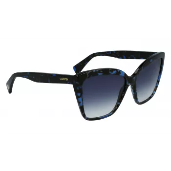 LANVIN Donna LNV617S-425 Occhiali da sole Butterfly Blu Sfumato 59mm