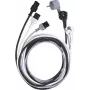 LAPP cavo di alimentazione con spina Schuko su connettore femmina IEC C13, H05VV-F, 2,5 m, nero, 10 A, 250 V 73222334