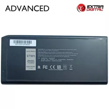 batteria per laptop DELL X8VWF, 97Wh, Extra Digital Advanced