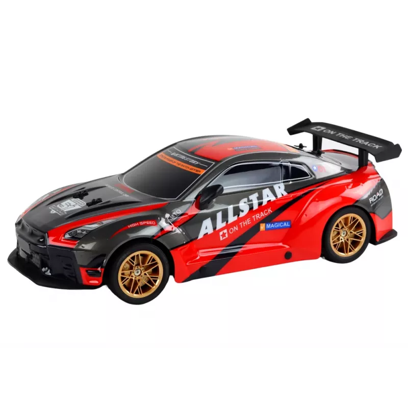 Grande auto sportiva radiocomandata 1:10 rossa Lean Toys