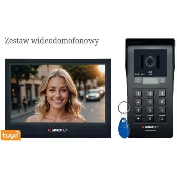 LASKOMEX Videocitofono IP 2 fili set GEMINI SET