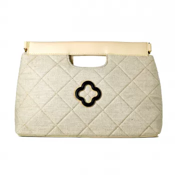 Laura Ashley Borsa a spalla donna Valetta crema (30x20x9 cm)