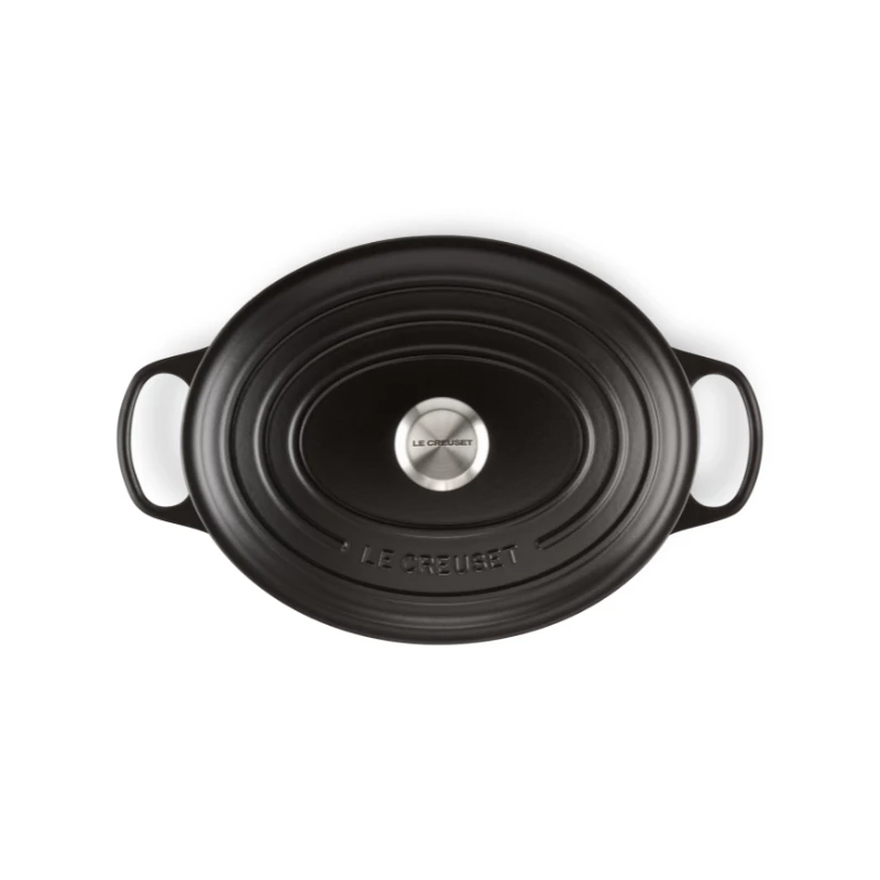Le Creuset Signature 21178310000430 teglia ovale 31 cm, 6,3 l, ghisa smaltata, nero opaco