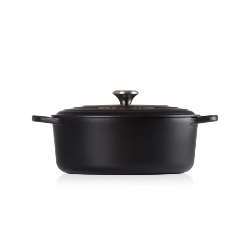 Le Creuset Signature 21178310000430 teglia ovale 31 cm, 6,3 l, ghisa smaltata, nero opaco
