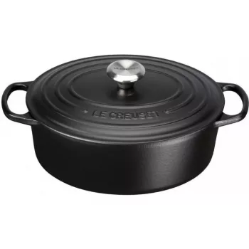 Le Creuset Signature Oval Roaster 31 cm Black smalto nero ghisa (4,7L)